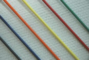 Coloured hoops for Palett soundabsorbers